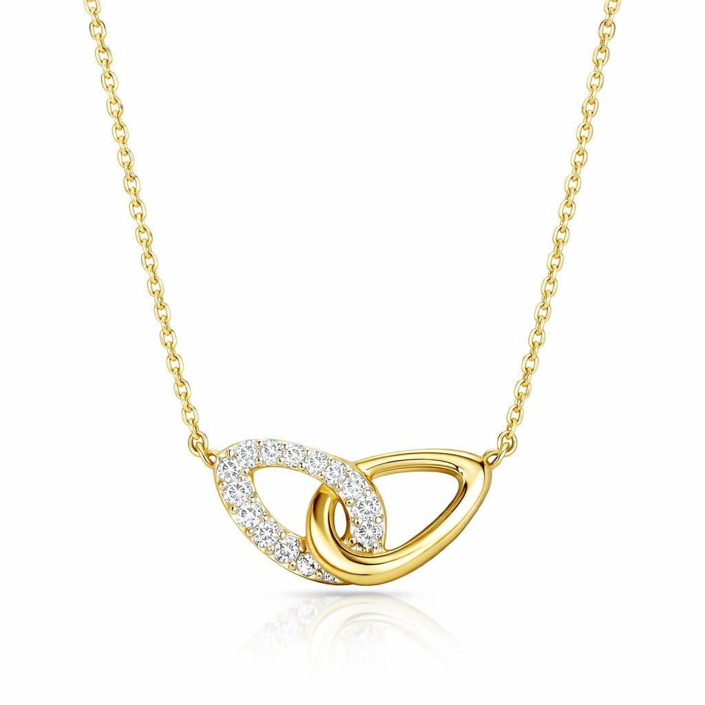 Interlocked Pears Necklace