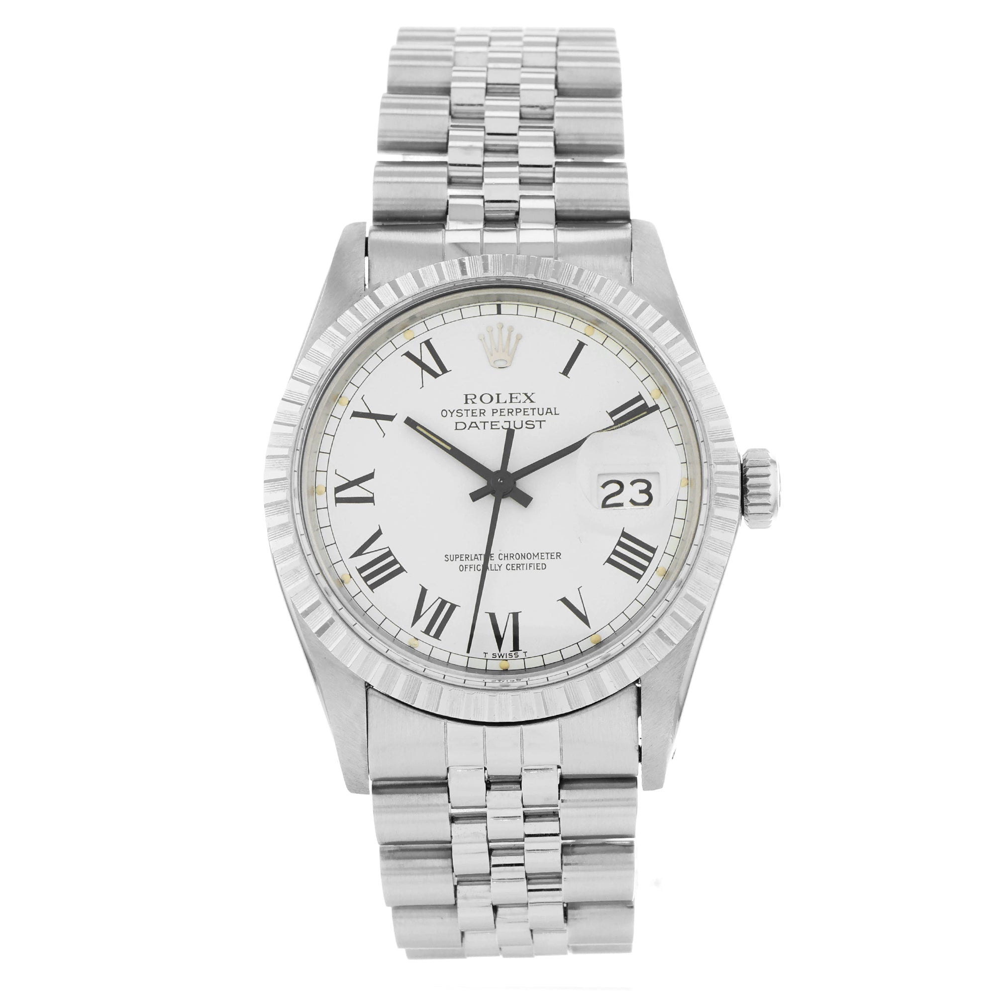 White Buckley Vintage Rolex 16030 Men&