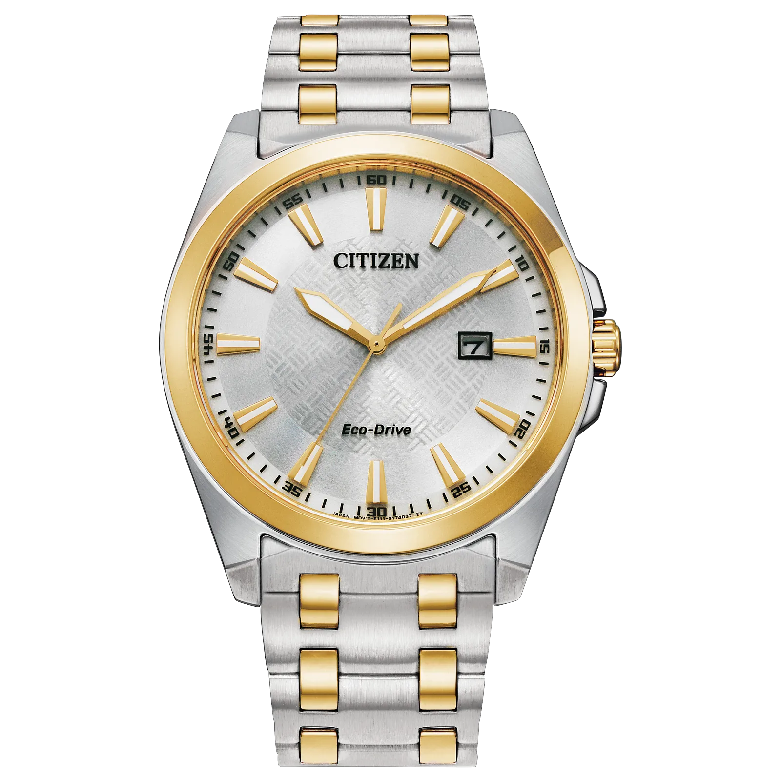 Sure, how about Peyten Mens Watch with White Dial and Stainless Steel Band?