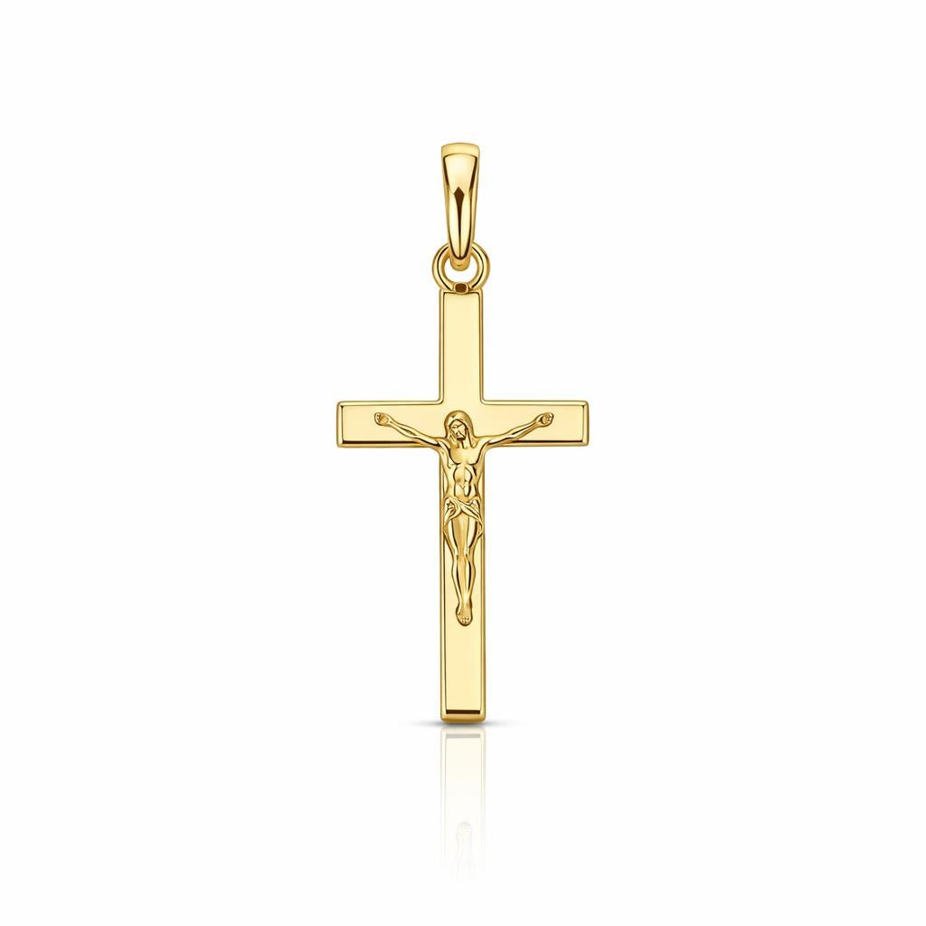10 Karat Yellow Gold Cross Necklace