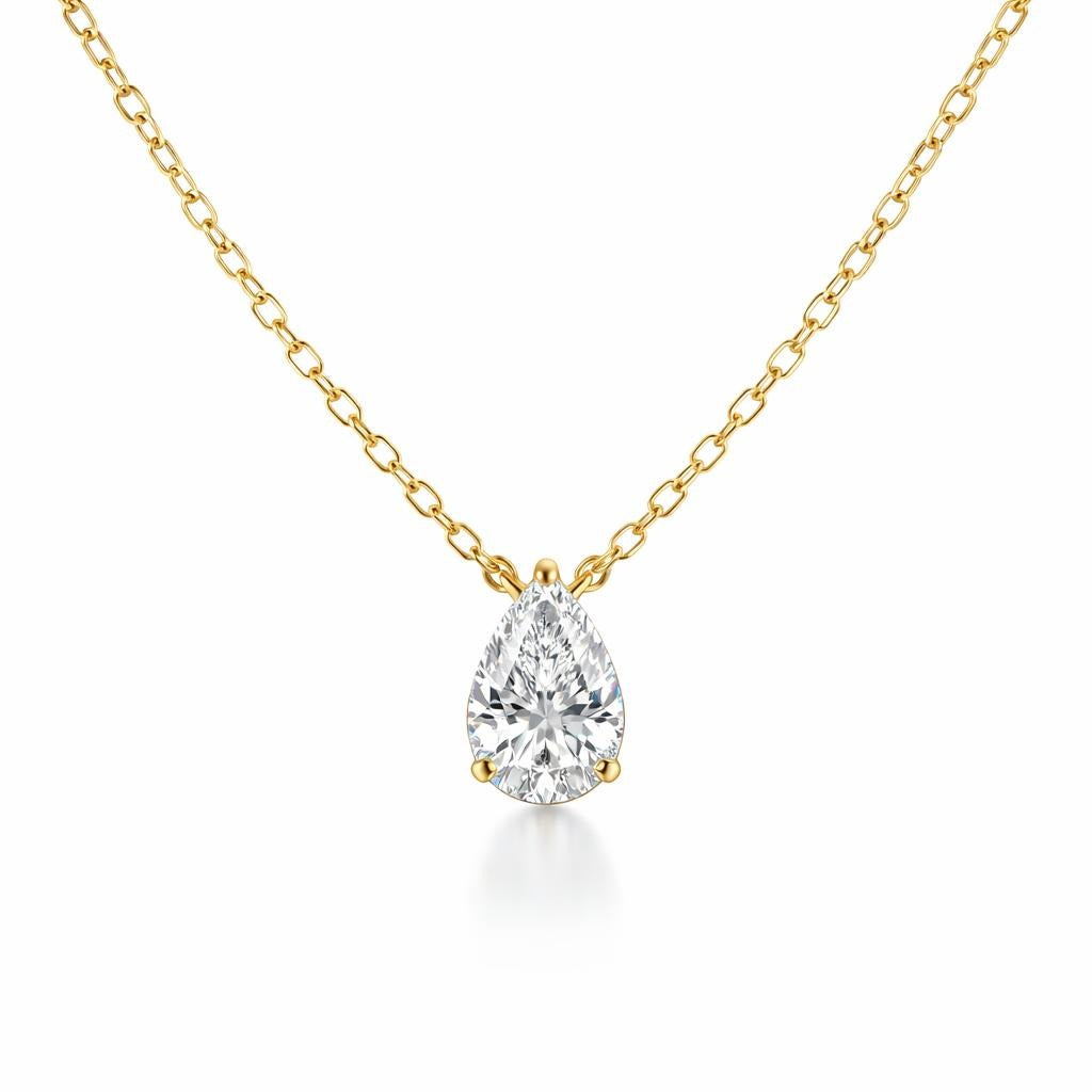 Illusion Set Lab Diamond Necklace