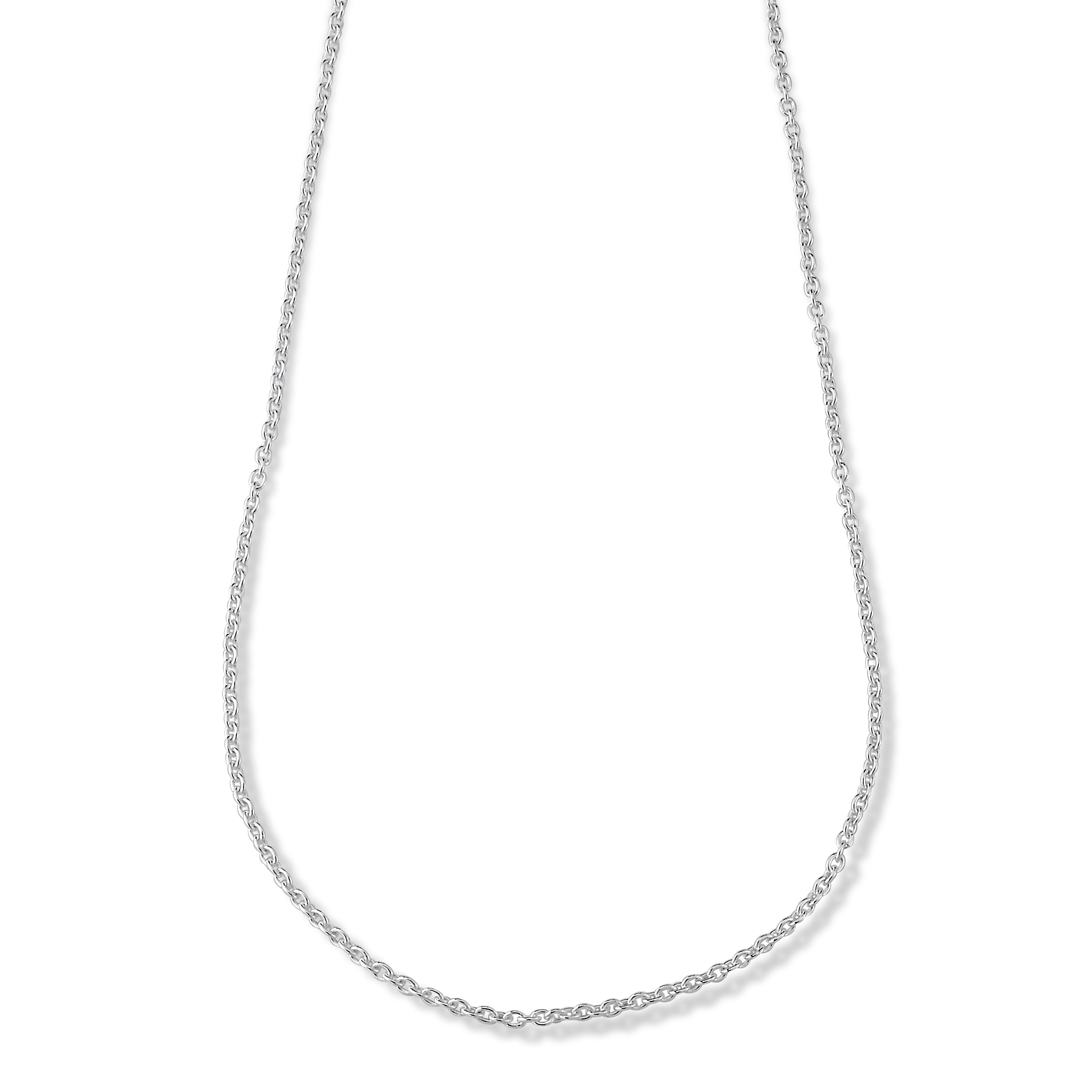Minimalist Sterling Silver Thin Chain Necklace