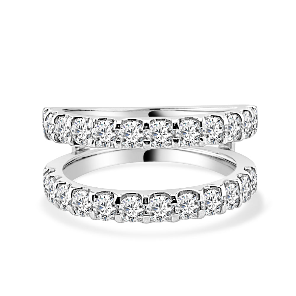 Sure! How about 14 Karat White Gold Wedding Band with Round Natural Diamond - 1.50 Carats?