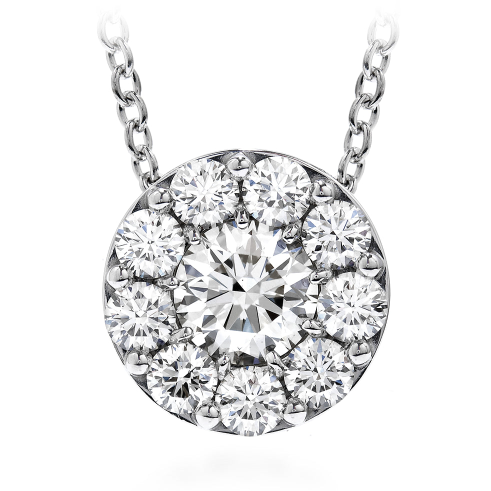 Sparkling Elegance: 18 Karat White Gold Necklace with Natural Diamond, 0.25 Carat