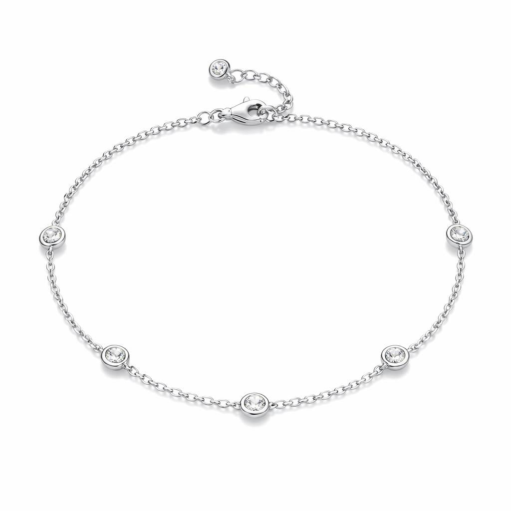 Station Bezel Anklet