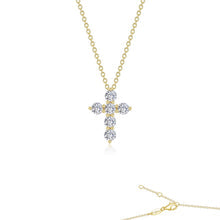 Gold Plated Sterling Silver Necklace with Lassaire 1.02 Carat Gemstone