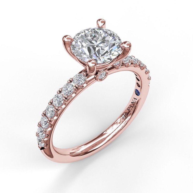 Rose Gold 14 Karat Engagement Mounting: The Perfect Setting for Your Love Story