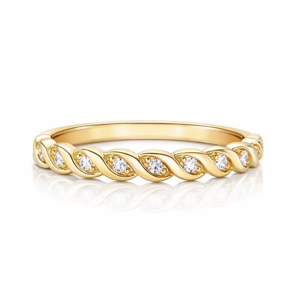 10 Karat Yellow Gold Stacking Ring