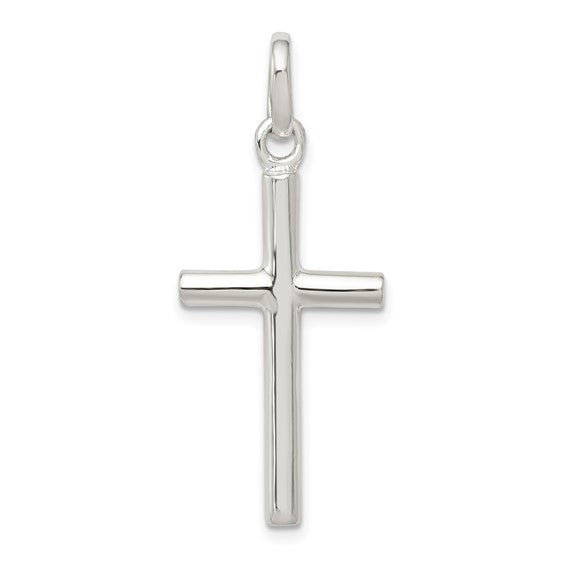 Sterling Silver Latin Cross Pendant Necklace