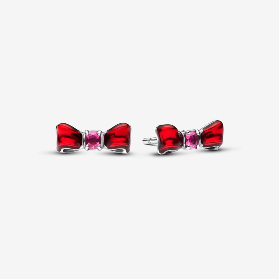 Disney Snow White Bow Stud Earrings