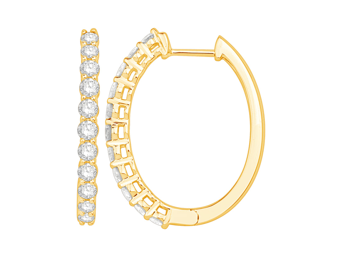 14 Karat Yellow Gold Earrings