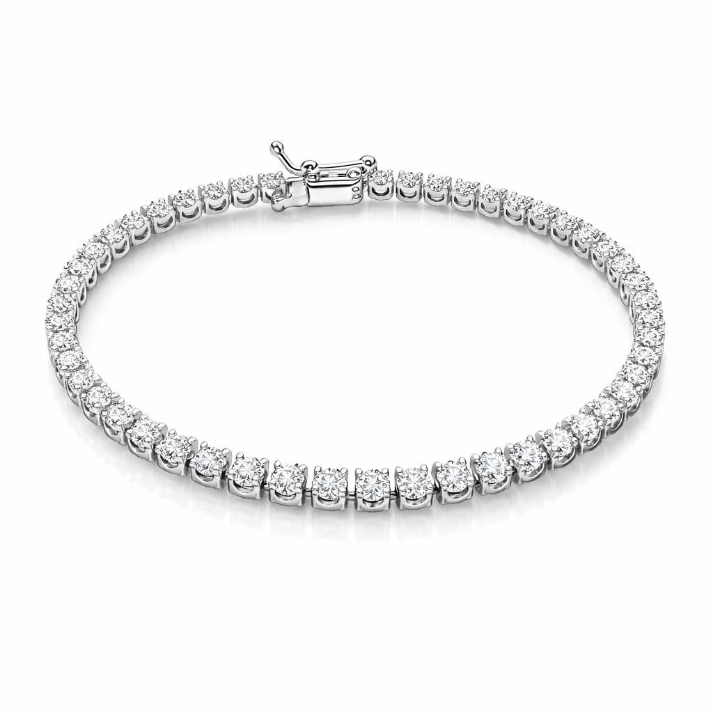 Elegant Sterling Silver Bracelet