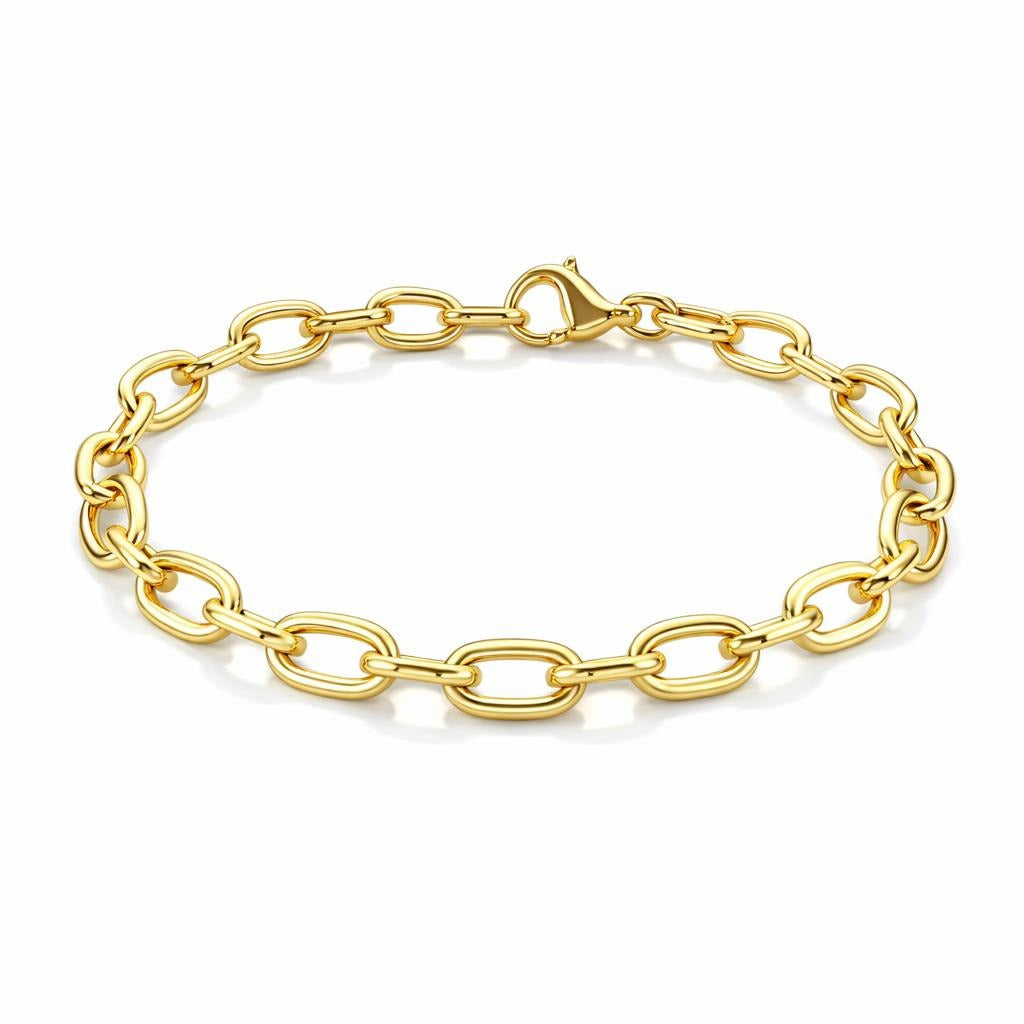 Fancy Oval Link Bracelet