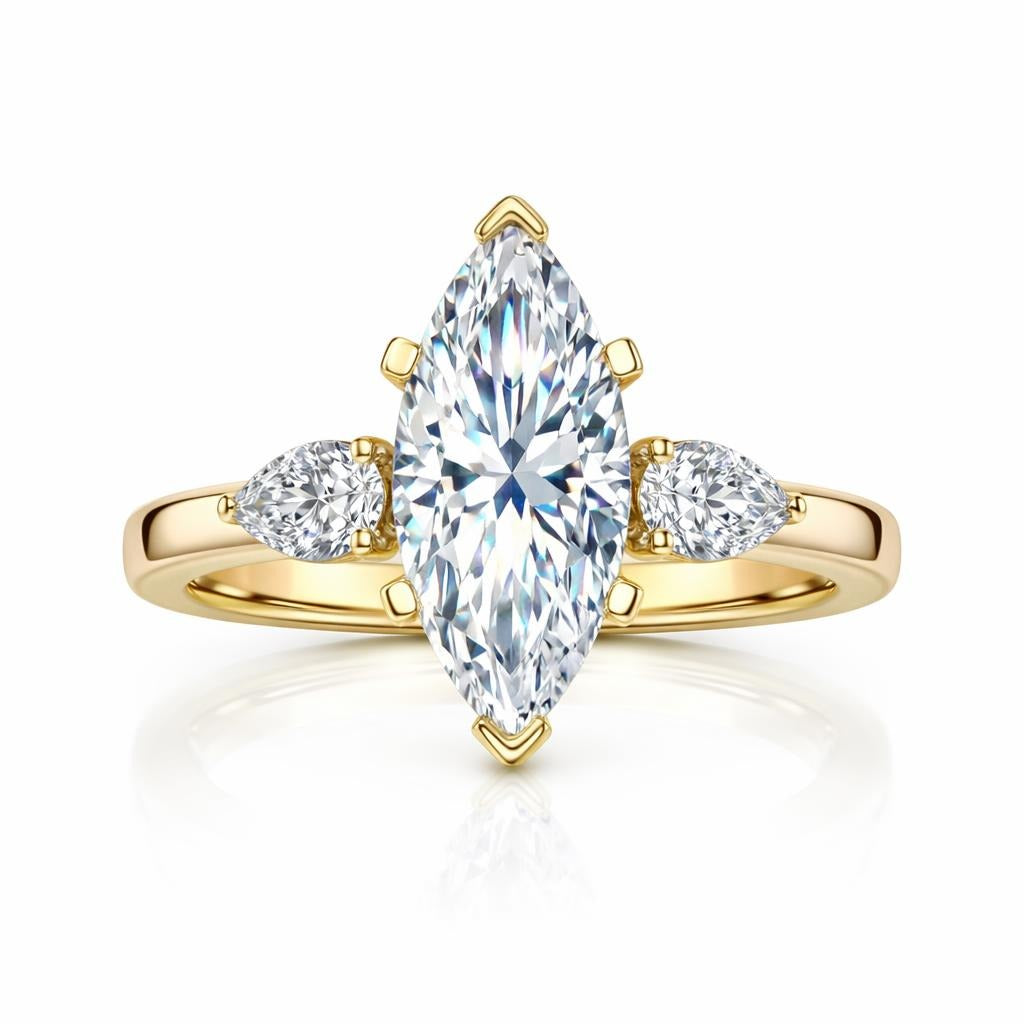 14 Karat Yellow Gold Engagement Mounting