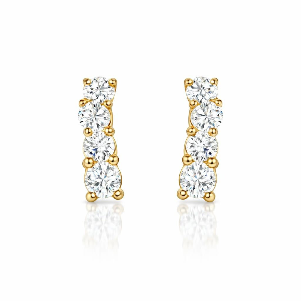 14 Karat Yellow Gold Earrings