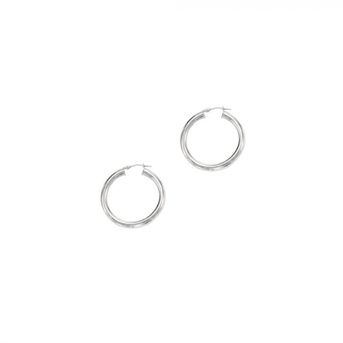 Dazzling Elegance: 14 Karat White Gold Earrings