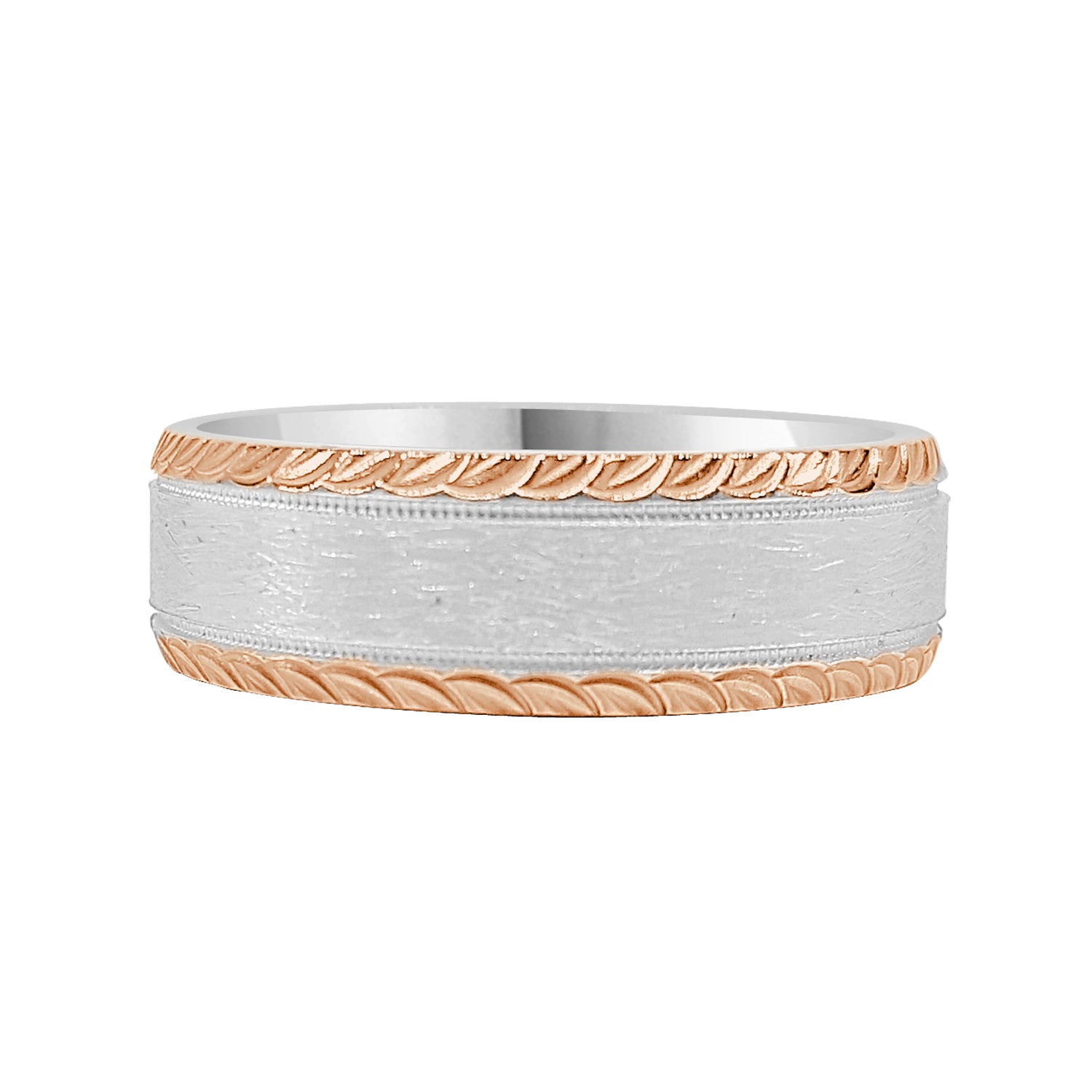 14 Karat Two-Tone Wedding Band: A Symbol of Eternal Love