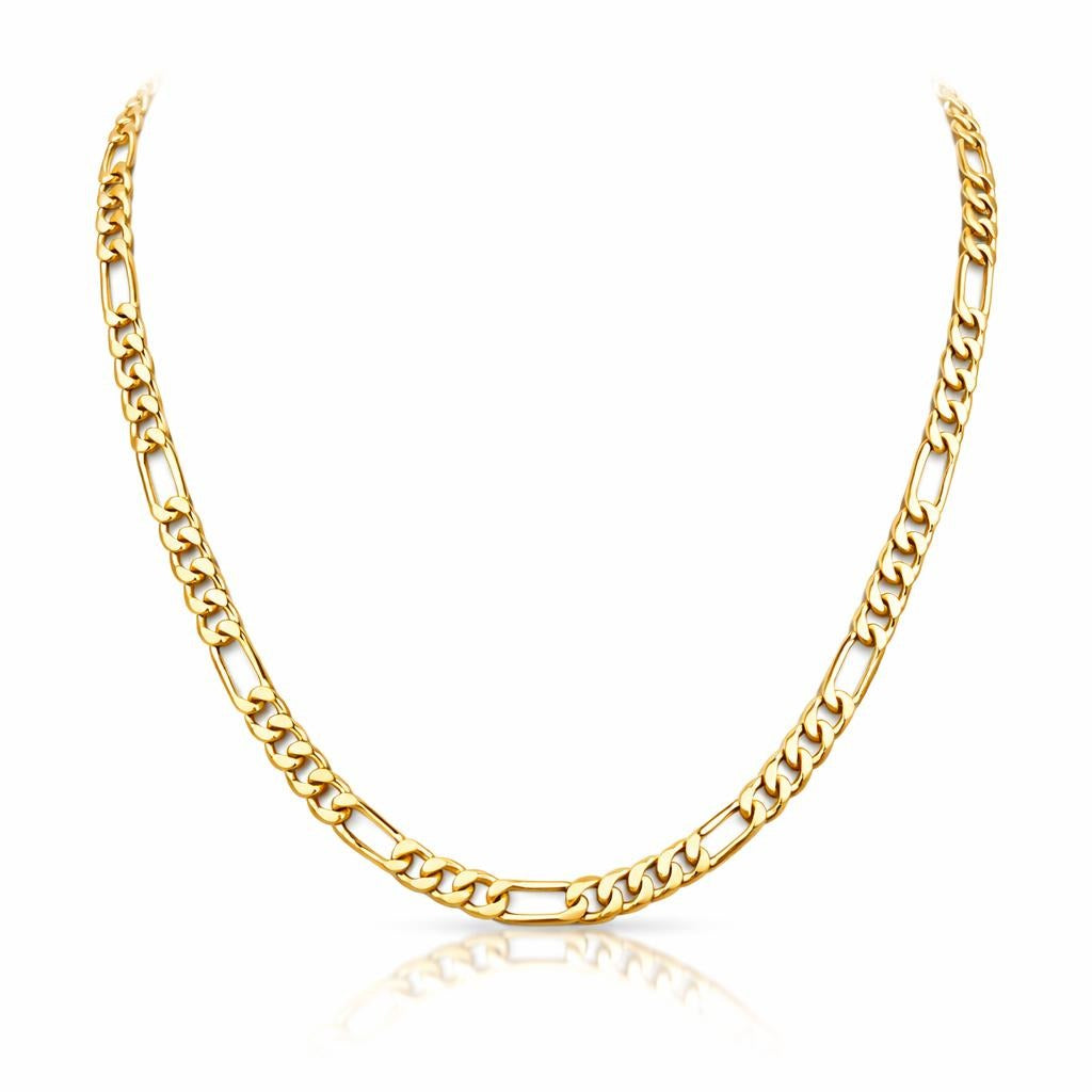 14 Karat Yellow Gold Figaro Chain