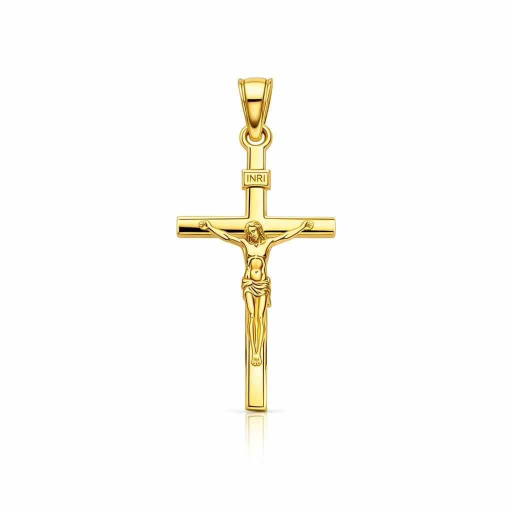10 Karat Yellow Gold Cross Necklace