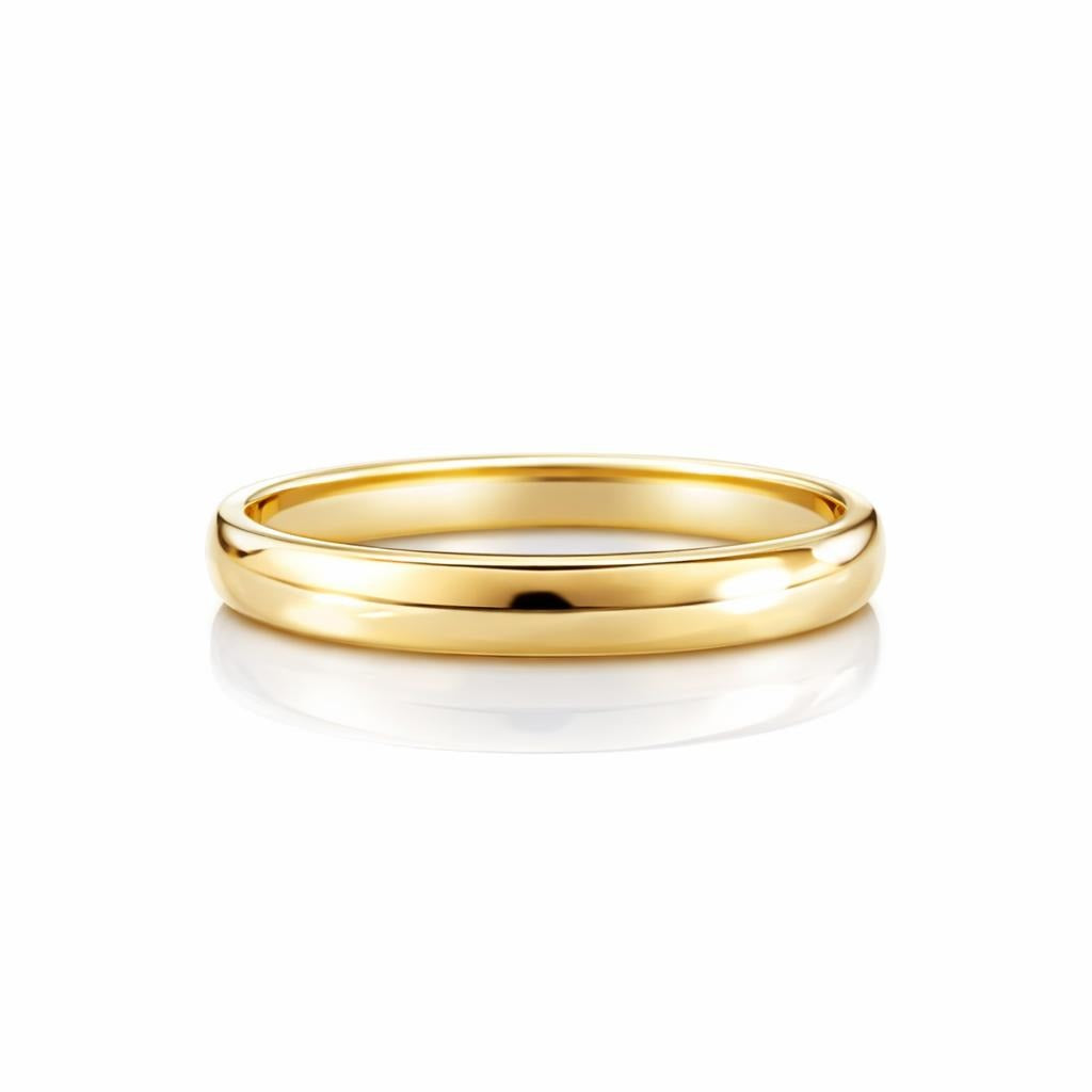 14 Karat Yellow Gold Gender Neutral Wedding Band