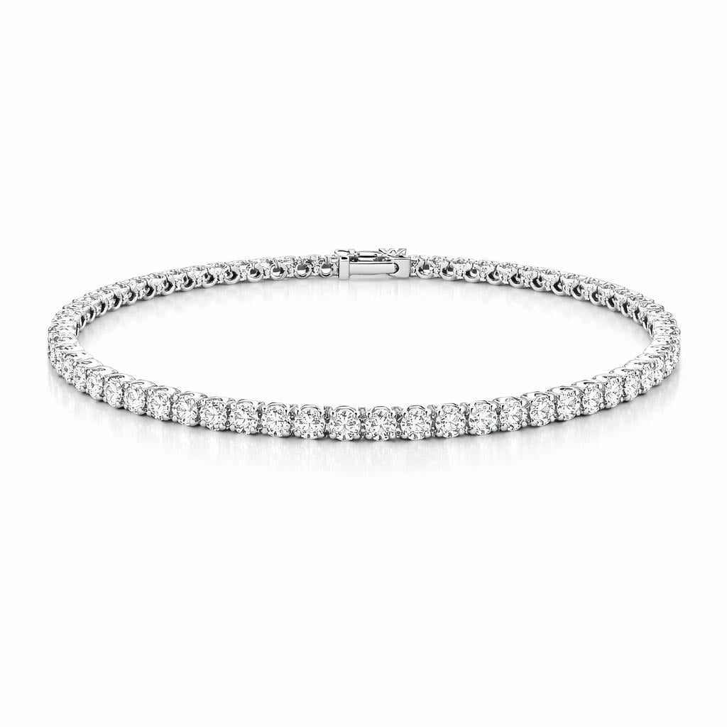 14 Karat White Gold Bracelet