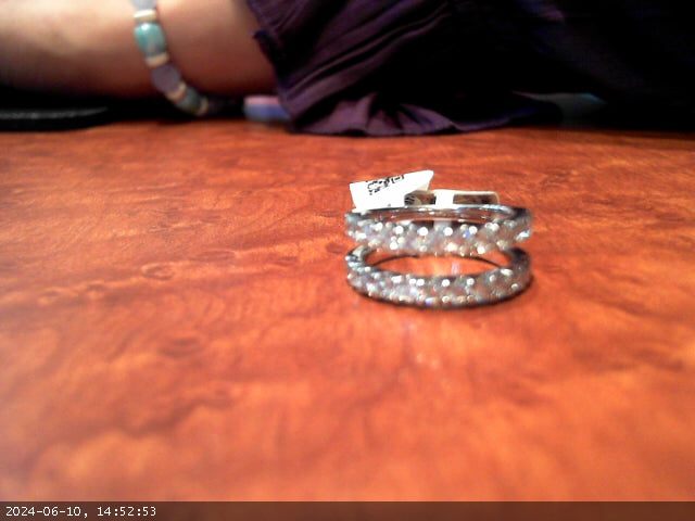 14 Karat White Gold Wedding Band with 1.51 Carat Natural Diamond