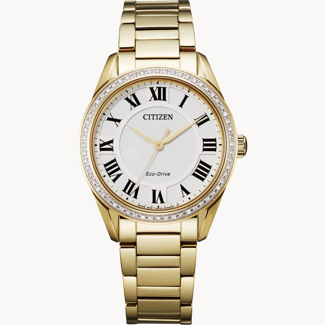 Sure! How about Citizen Ladies Arezzo White Dial Stainless Steel Watch with Natural Diamond Accent?