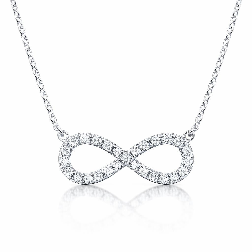 Diamond Infinity Necklace