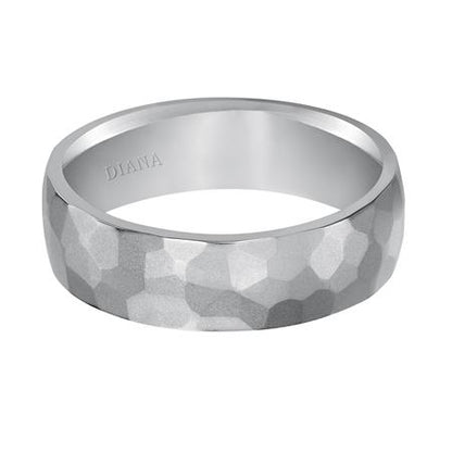 Stunning 14 Karat White Gold Wedding Band