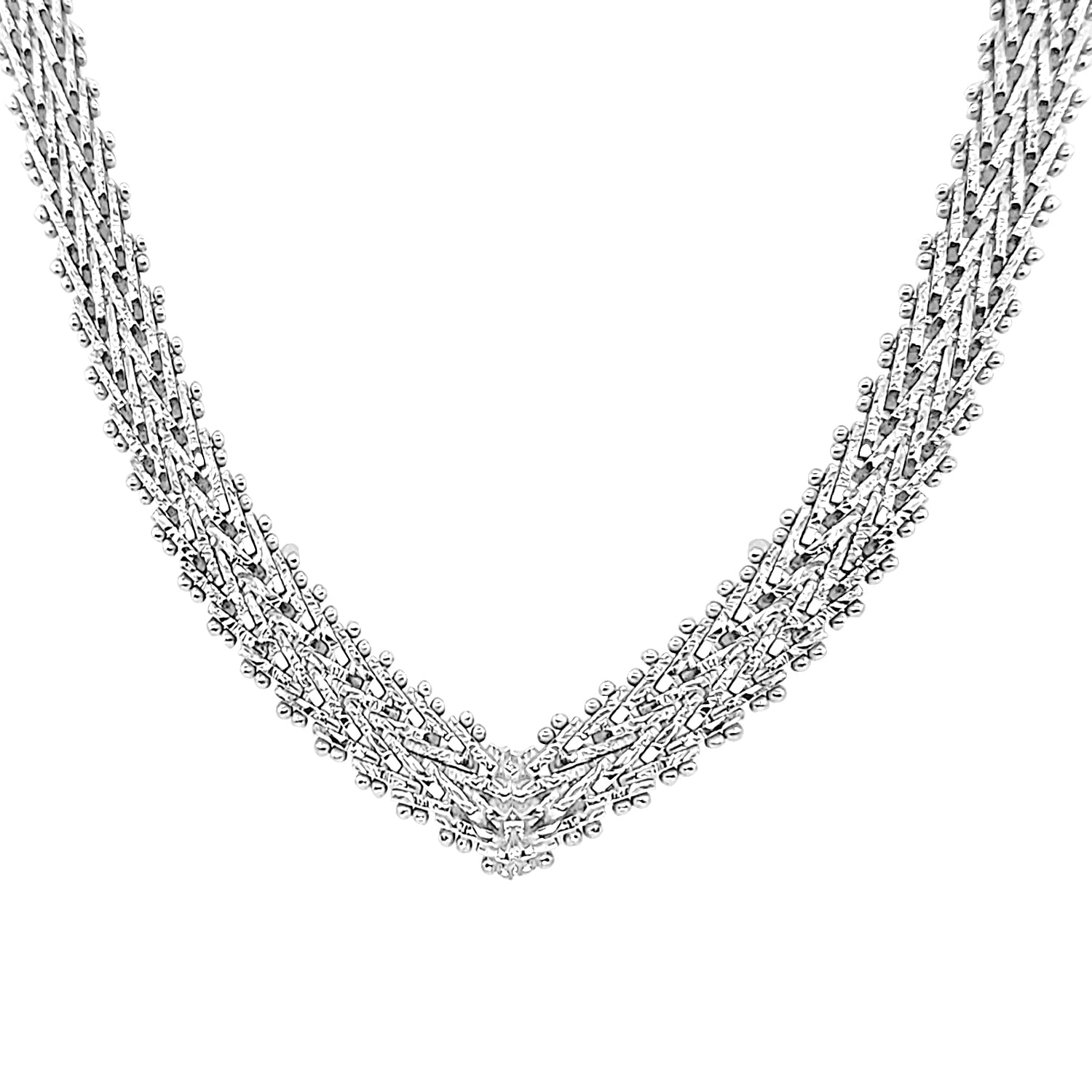 Handwoven Sterling Silver Necklace