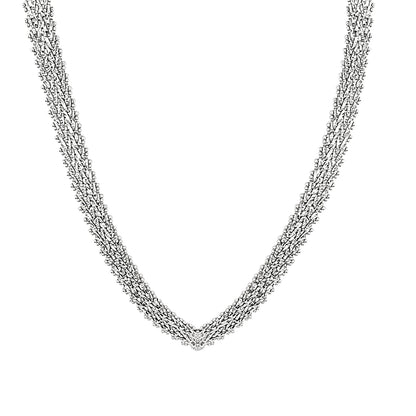 Handwoven Sterling Silver Necklace