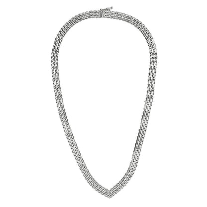 Handwoven Sterling Silver Necklace