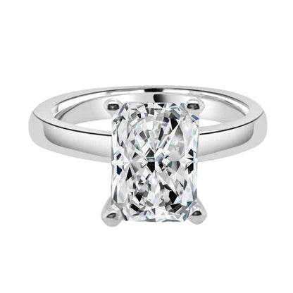 Radiant 14K White Gold Lab Diamond Engagement Ring - 2.03 Carats