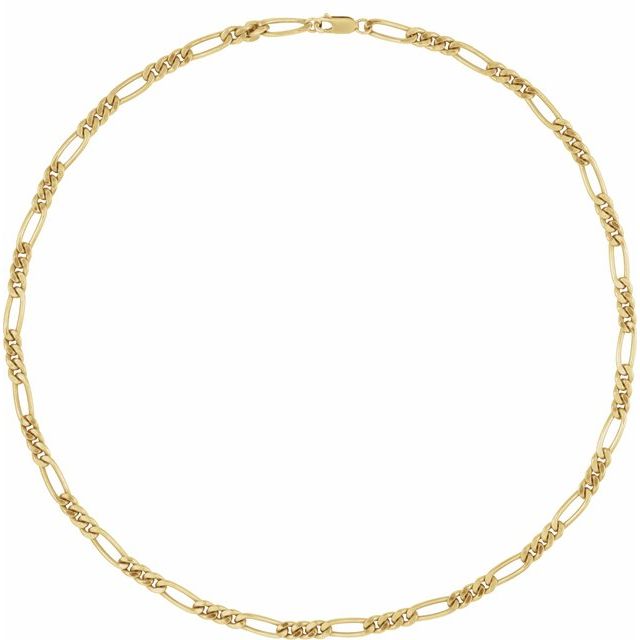 Gold Plated Sterling Silver Chain Necklace