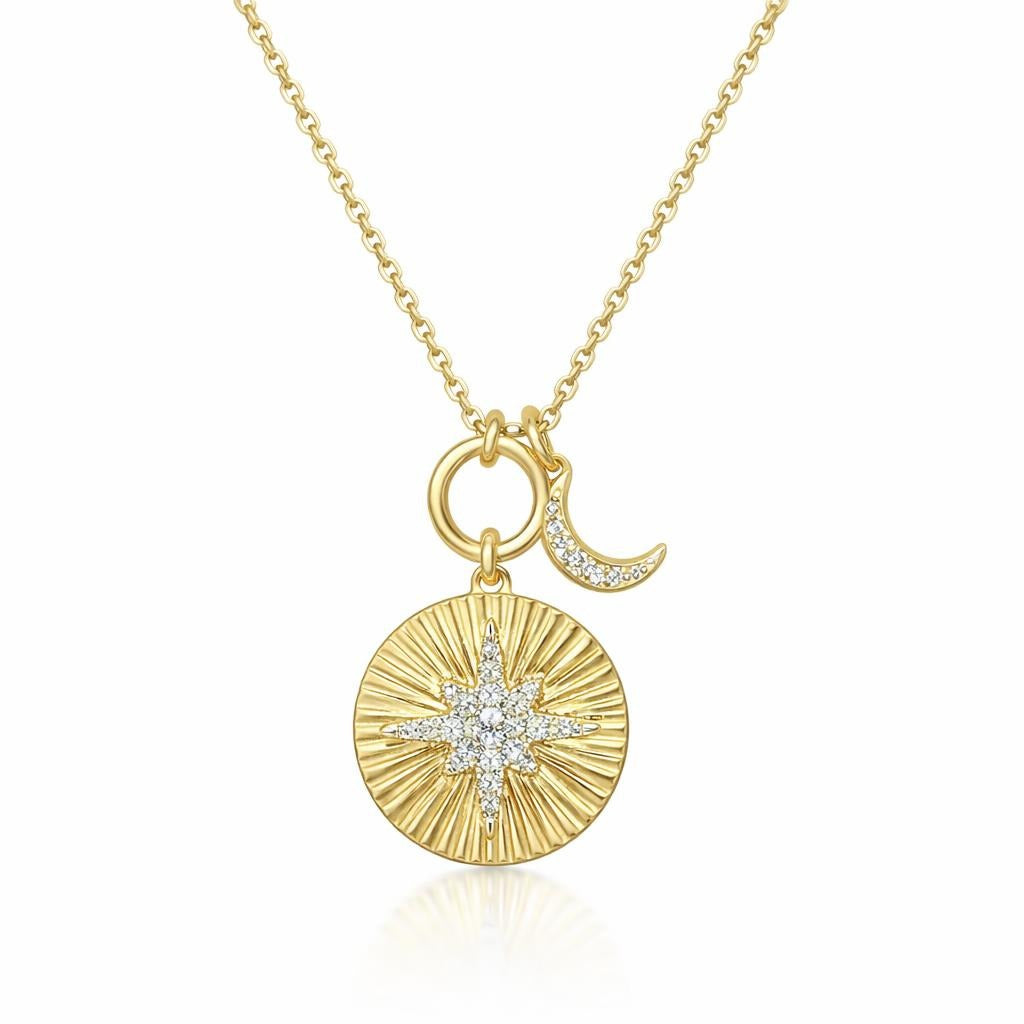 10 Karat Yellow Gold Star Necklace