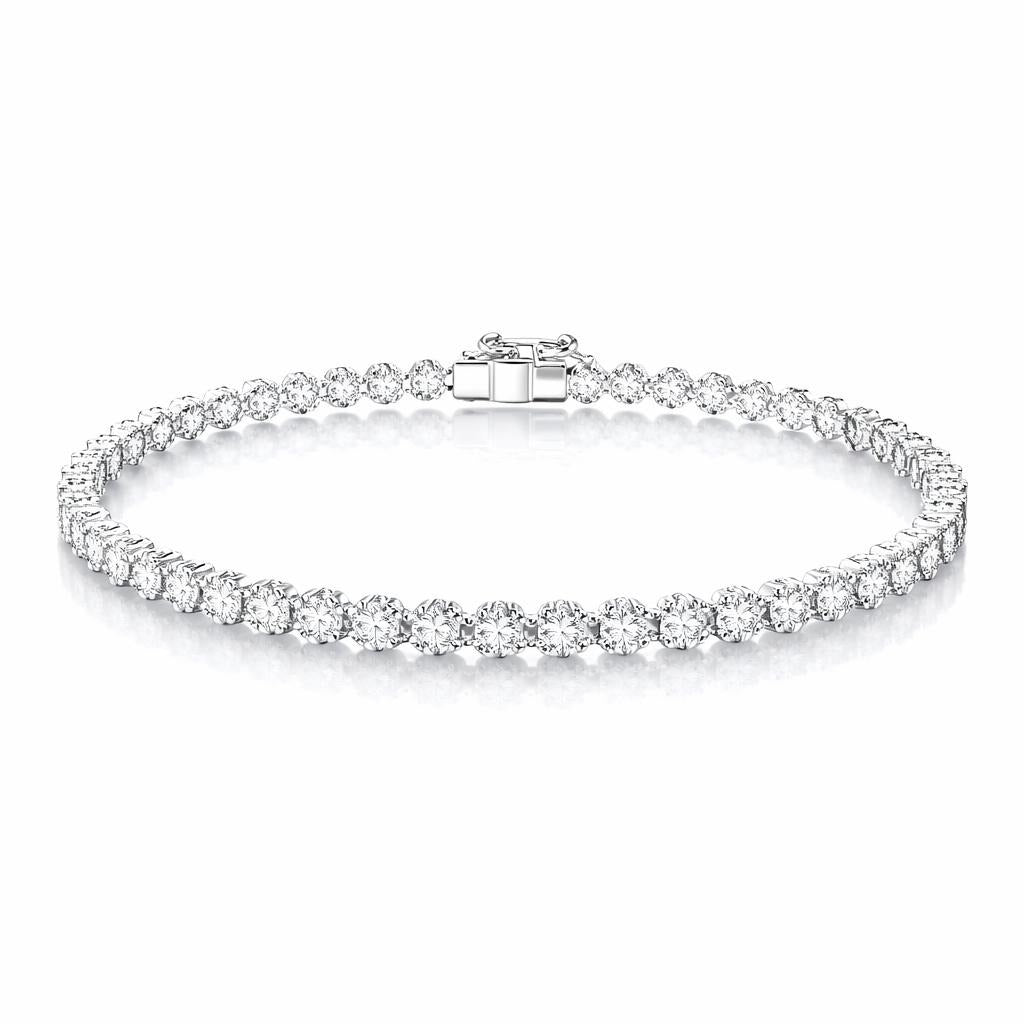 Elegant Sterling Silver Bracelet