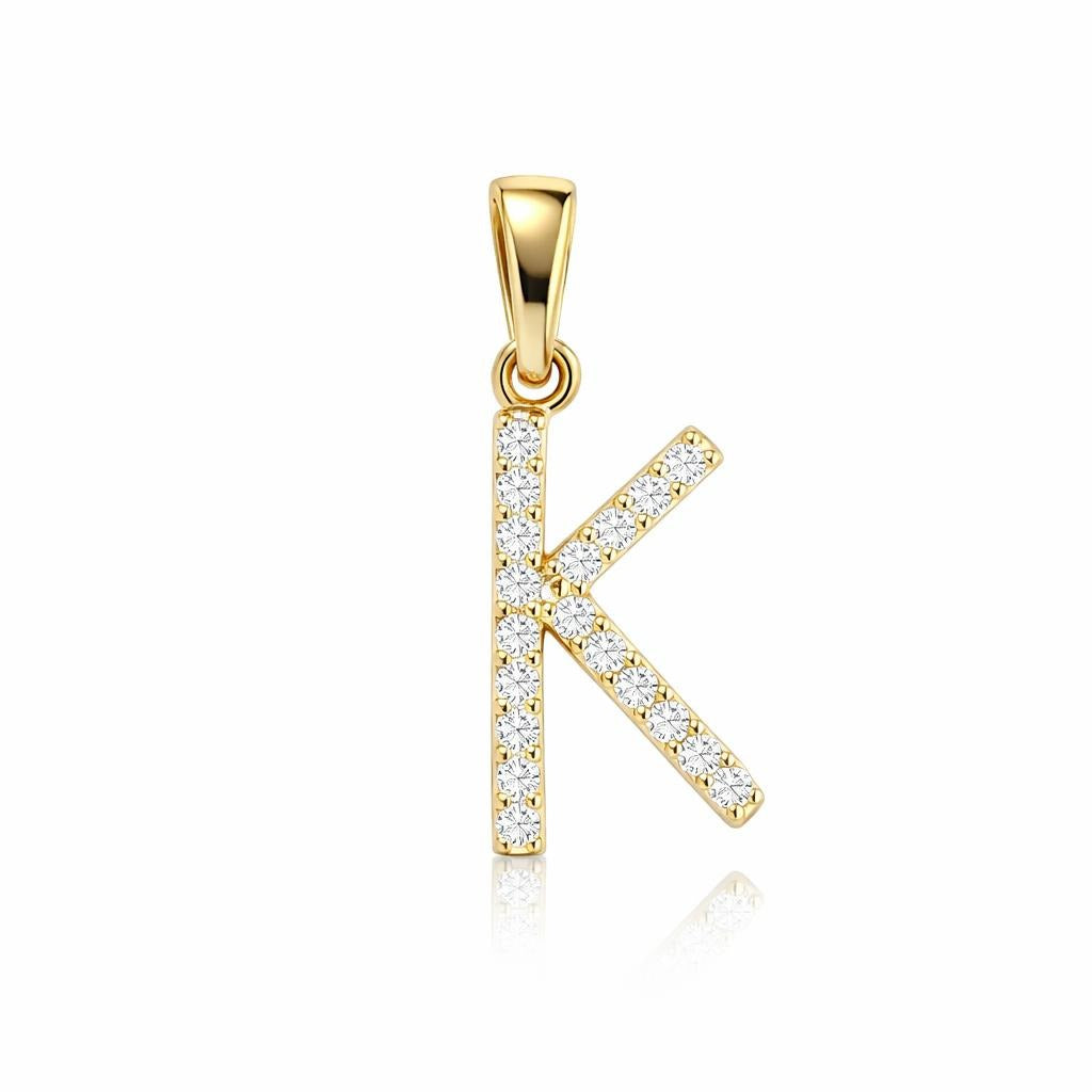14K Yellow Gold Diamond &