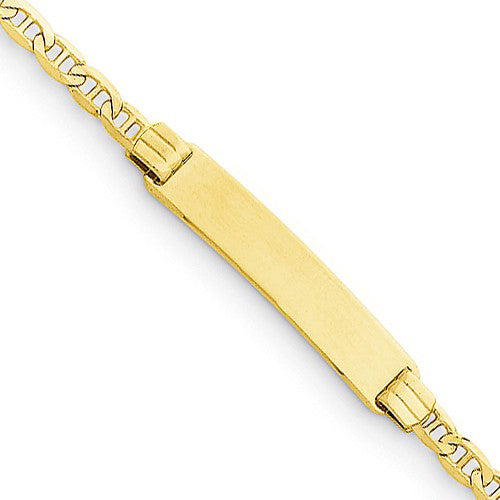 10 Karat Yellow Gold Baby ID Bracelet