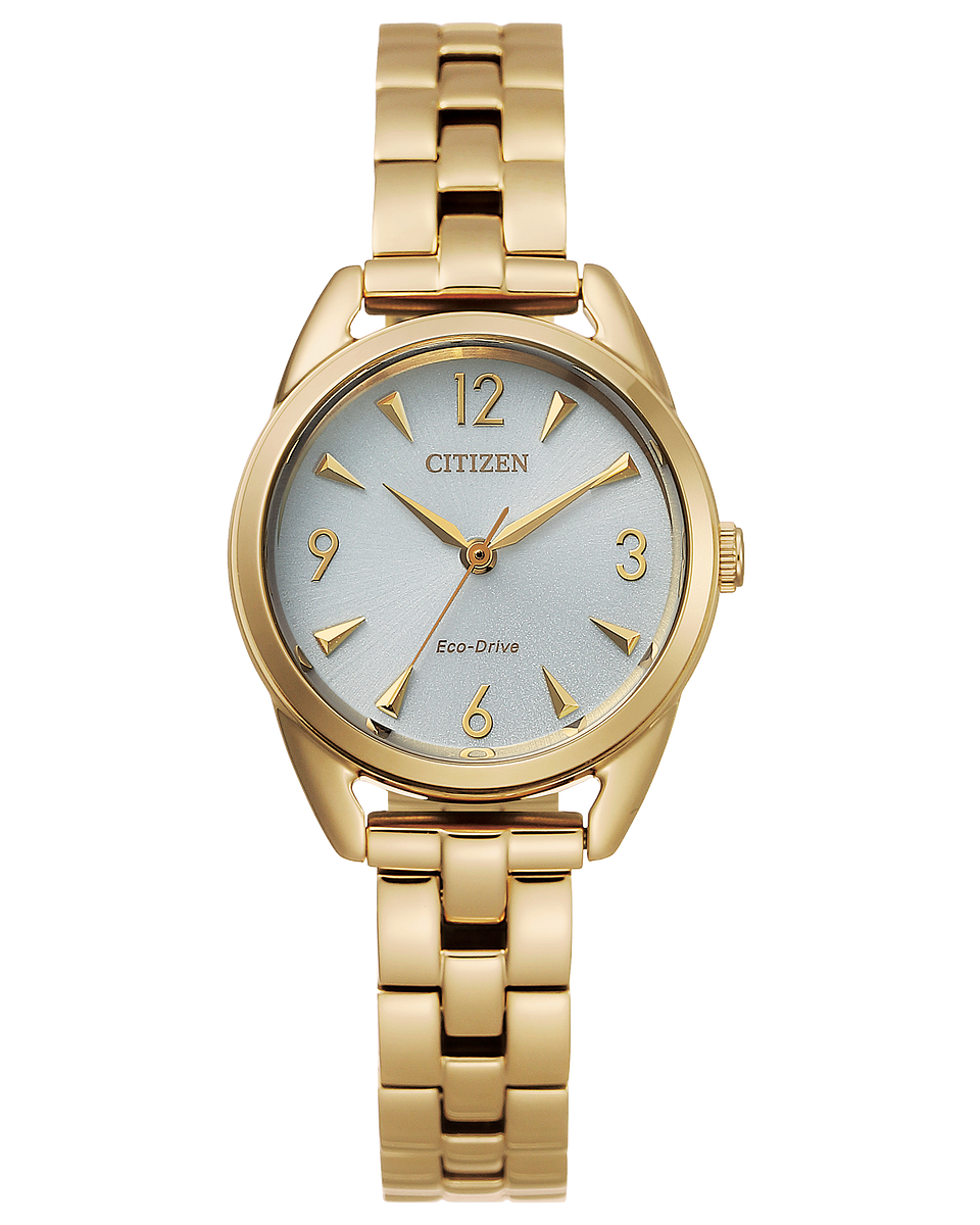 Citizen Ladies Stainless Steel Watch with White Dial