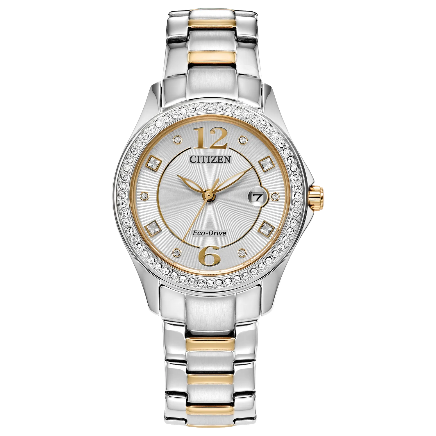 Dazzling Crystal Ladies Stainless Steel Watch