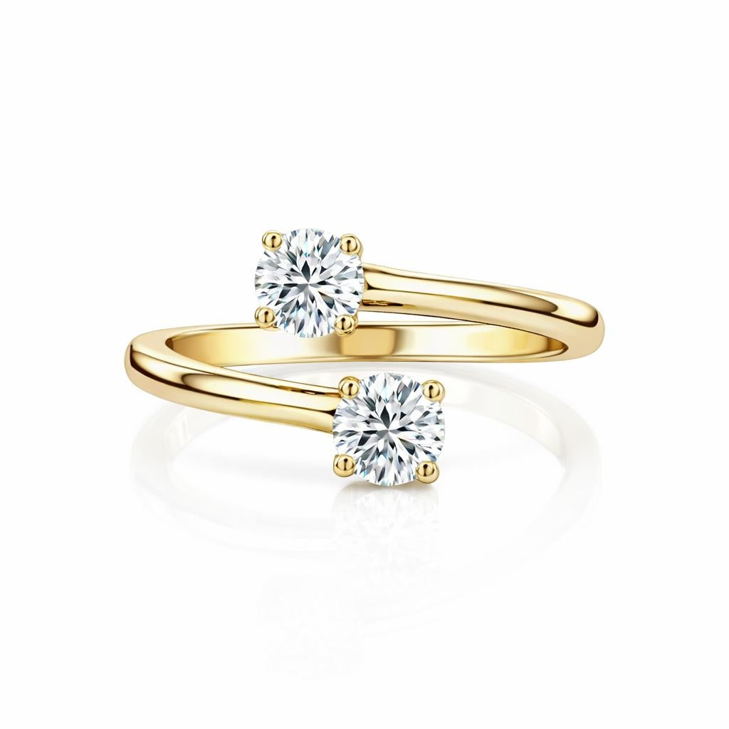 Elegant 14 Karat Yellow Gold Ring