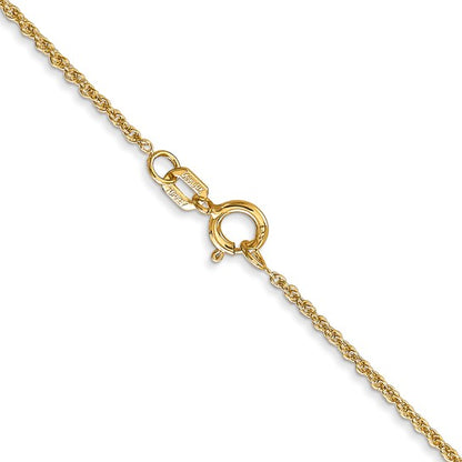14 Karat Yellow Gold Baby Rope Chain
