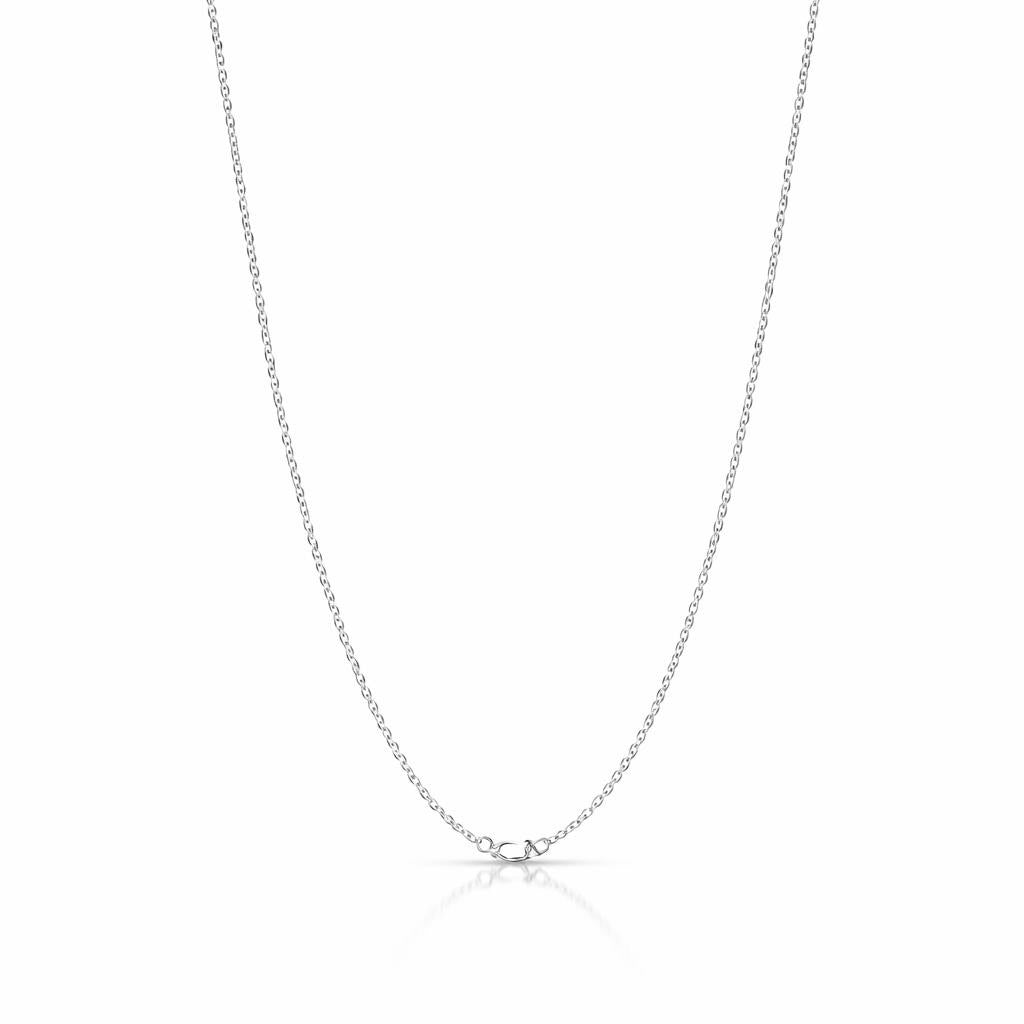14 Karat White Gold Chain