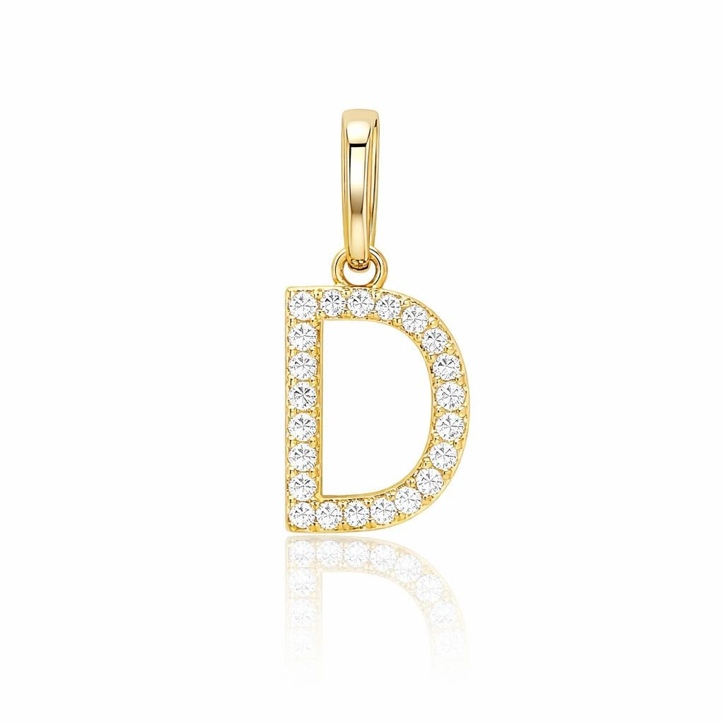 14K Yellow Gold Diamond &
