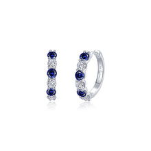 Josie Sapphire Earrings in Platinum Coated Sterling Silver with Lassaire Cubic Zirconia - 2.04 Carats