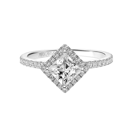 14 Karat White Gold Classic Engagement Mounting
