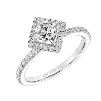 14 Karat White Gold Classic Engagement Mounting