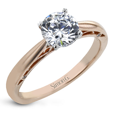 18 Karat Yellow Gold Engagement Mounting