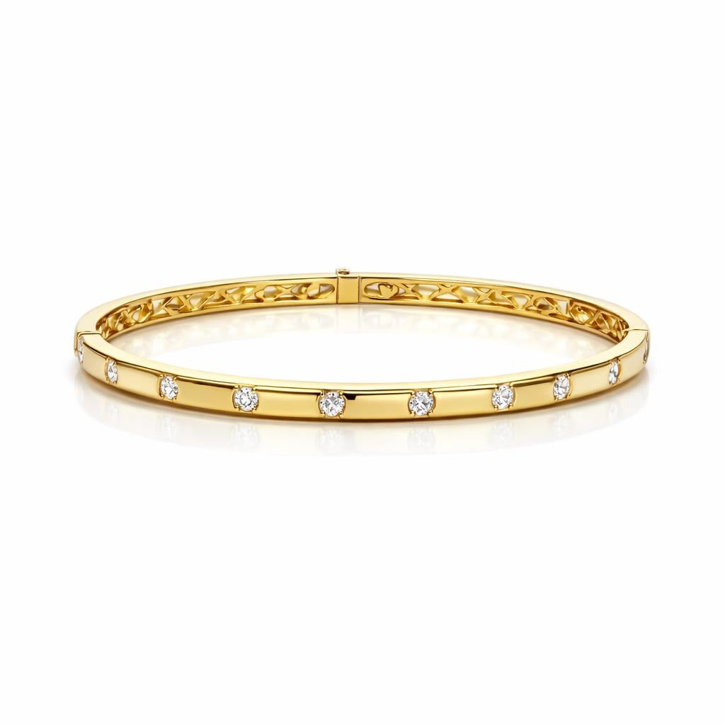 Gypsy Diamond Bangle