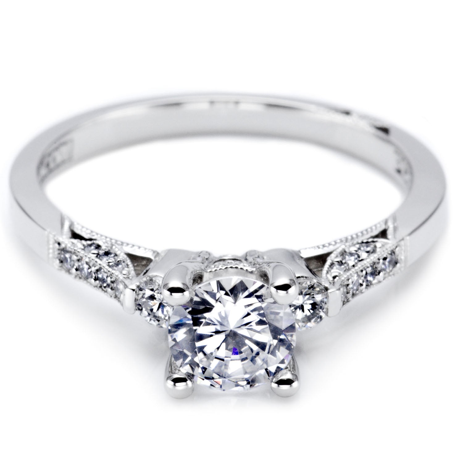 Platinum Engagement Mounting - Timeless Elegance